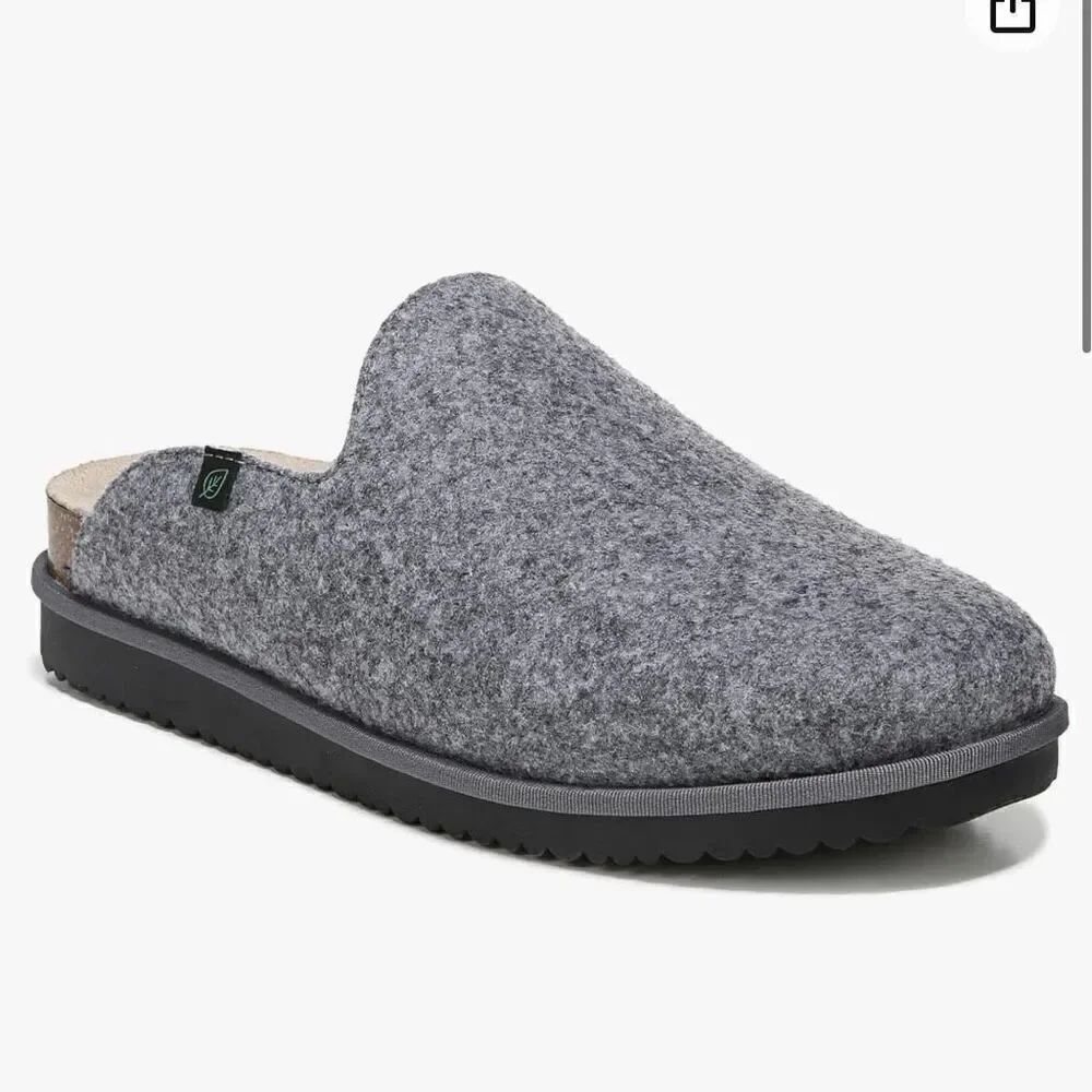 Soul Naturalizer Amelia grey felt slipper clogs size 36/5.5
